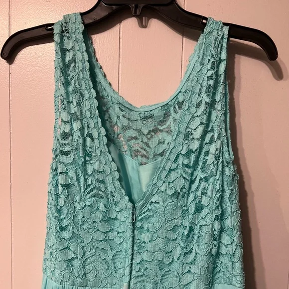 David's Bridal | Dresses | A Spa Color Sleeveless Bridesmaid Dress From  Davids Bridal | Poshmark